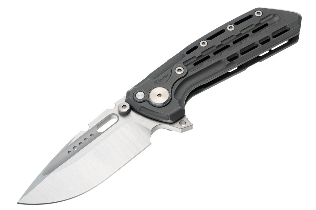 Reate Terminator TX228 - Dark Bead Blasted Titanium - M390 Belt Satin Blade Limitid of 100