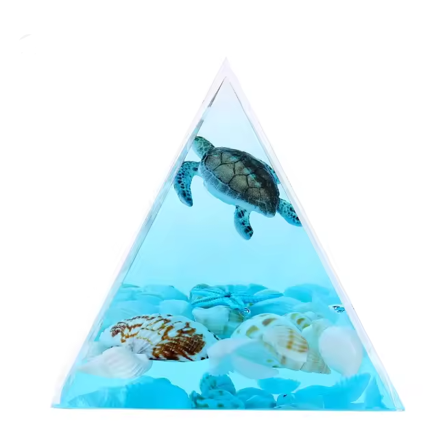 Resin Turtle Pyramid 6cm
