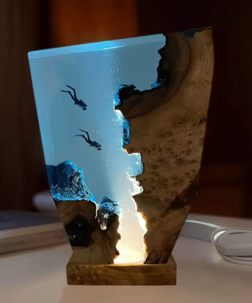 Resin LED Light Set Diving cave exploration Small