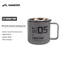 Shine trip Tactical Camping Cup - Grey