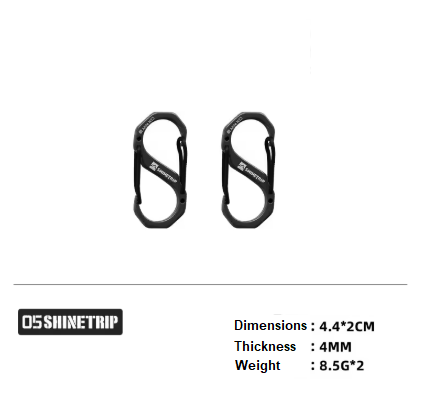 Shine trip tactical S buckle Small - Black