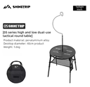 Shine trip Tactical round table - Black