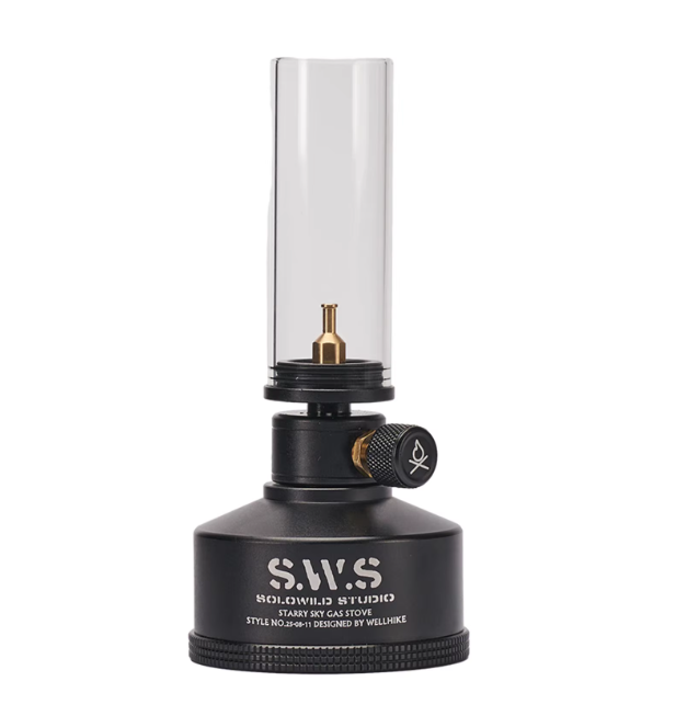 Wellhike Portable Camping Gas Lamp - Black