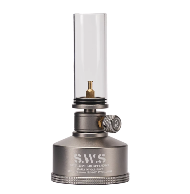 Wellhike Portable Camping Gas Lamp - Silver