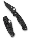 Spyderco Para Military 2 Salt CPM MagnaCut Full Black