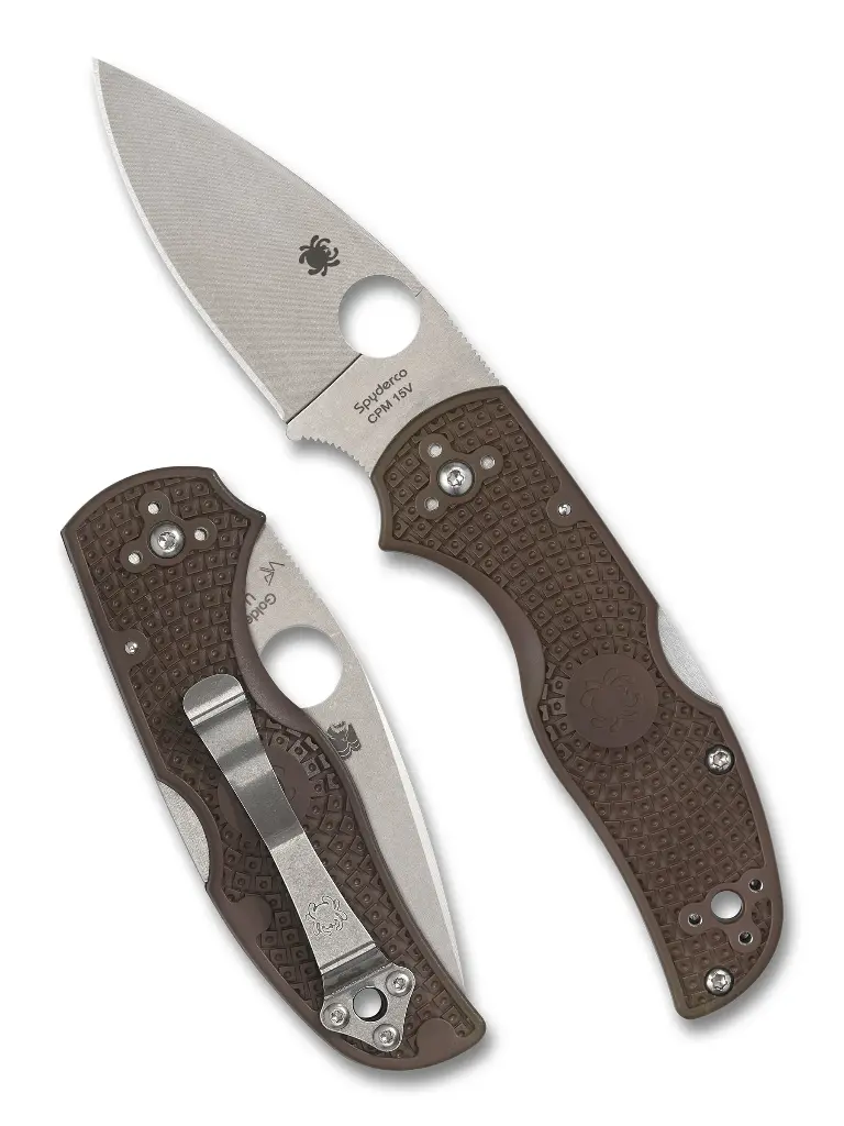 Spyderco Native 5 Lightweight Brown G-10 CPM 15V Sprint Run 