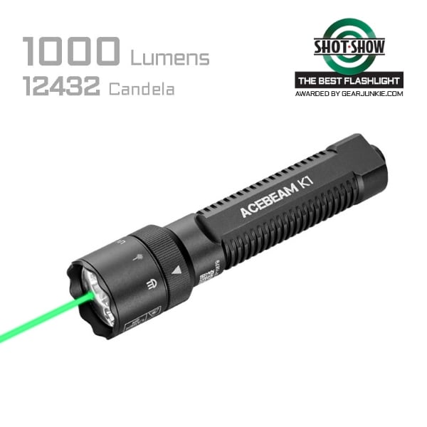 Acebeam K1 EDC Flashlight with Three Light Sources