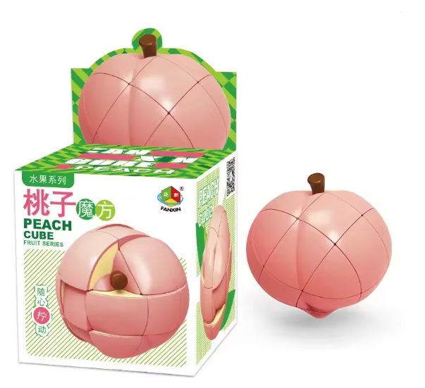 BRAIN PUZZLE FRUITS CUBIC Peach