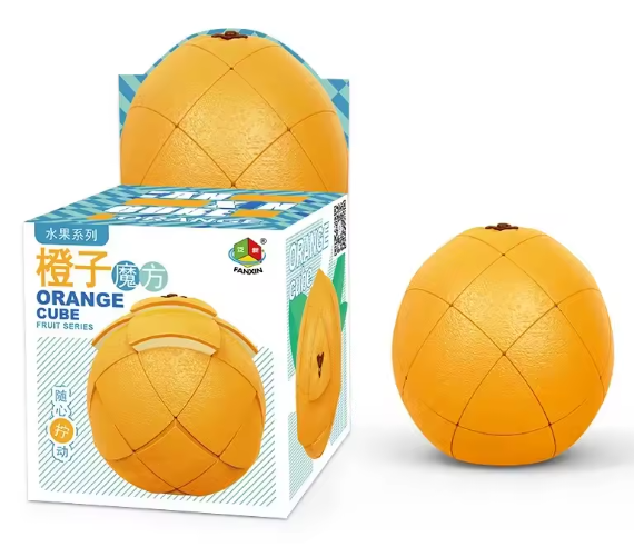 BRAIN PUZZLE FRUITS CUBIC Orange
