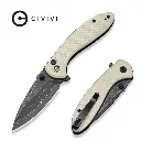 CIVIVI Faeger Ivory G10 - Damascus 