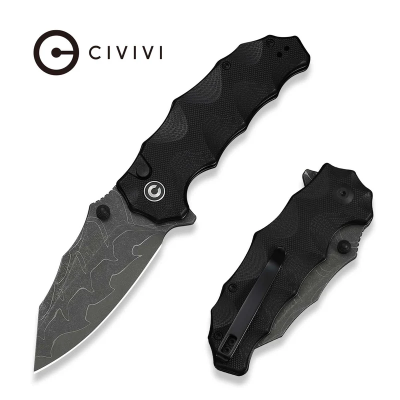CIVIVI Natterjack Damascus 