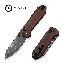 CIVIVI Yonder Guibourtia Wood - Damascus 