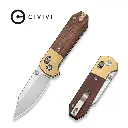 CIVIVI Yonder Guibourtia Wood - Brass Bolsters