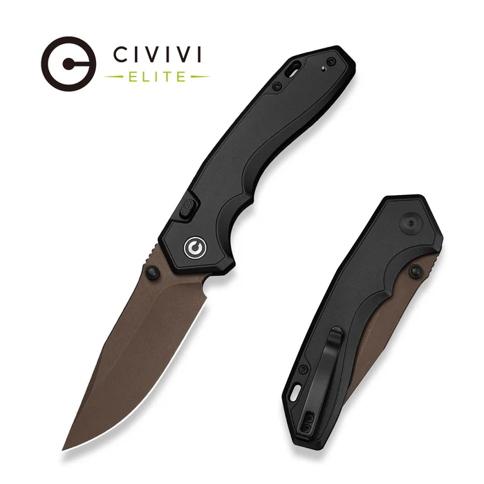 CIVIVI ELITE Brova Black - CPM S35VN 