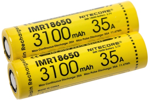 [6952506492220] Nitecore IMR18650 Battery 3100- 35A ( 2 battery in a box )