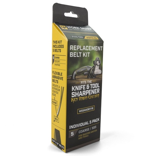 [Wssako81118] WorkSharp Grey X65 (220) Grit Belt for the Ken Onion Edition (Mk.1 & Mk.2)