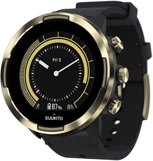 [SS050256000] Suunto 9 Gen1 Baro Gold Leather